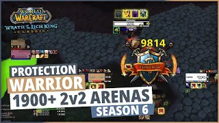 Prot Warrior / Preg Paladin 1900+ 2v2 Arena Season 6 - WoW WOTLK PVP (Save Your Breath - Zebrahead)