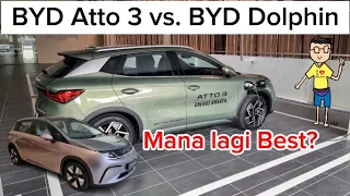 BYD Atto 3 vs. BYD Dolphin 2024 Malaysia. Which is better?