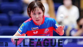 芝田沙季 vs 平野美宇 Saki Shibata Miu Hirano TリーグNojimaCUP2022 2022年8月14日 女子準決勝 第1コート 【卓球 Tリーグ公式】