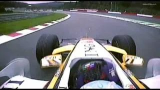 Alonso OnBoard last lap at Spa,BEL 2008