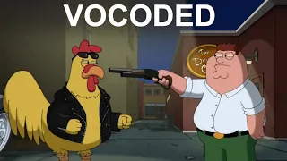 Family Guy - Peter kills Chicken Vocoded in 8 ways