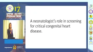 CHD 1 A Neonatologist's Role in Screening For and Management of Critical Congenital Heart Disease