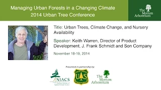 Urban Trees, Climate Change, and Nursery Availability