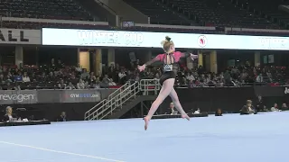 Ella Kate Parker  - Floor Exercise -  2023 Winter Cup -  Junior Women