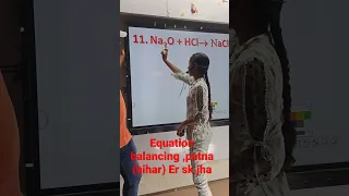 equation balancing by dear student Er sk jha