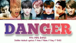 BTS (방탄소년단) - DANGER (Color Coded Lyrics/Han/Rom/Eng/가사)