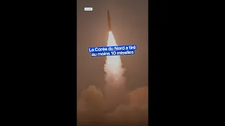 La Corée du Nord tire au moins dix missiles, dont un tombé "près des eaux" sud-coréennes