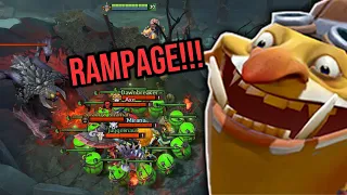 Insane smashing all enemy in Roshan Pit!! -- 100% EPIC moment comeback