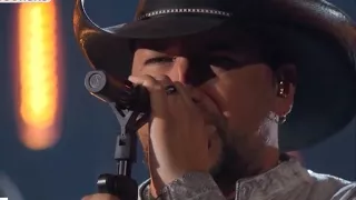 At ACM Awards, Jason Aldean performs in Las Vegas for first time since massacre