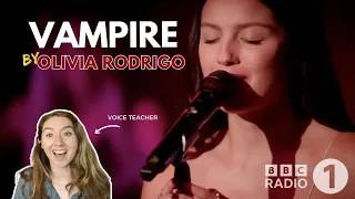 Voice Teacher Reacts to Vampire by Olivia Rodrigo from BBC Lounge