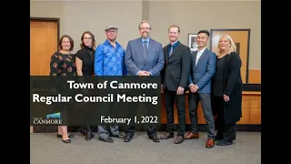 Town of Canmore Regular Council Meeting | February 1, 2022