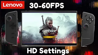 Lenovo Legion Go | Best Settings for Witcher 3 HD | Gameplay 30-60 FPS