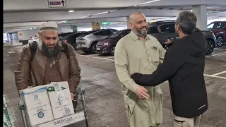 Bothers Arrived Heathrow after Umrah #sajidshahpuri