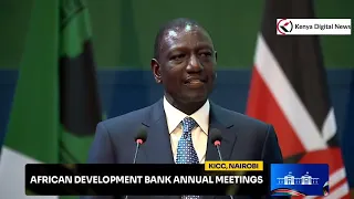 Listen to President Ruto's strong speech during African Development Bank Annual Meetings at KICC!!