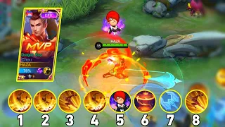 CHOU FAST HAND TUTORIAL FREESTYLE FOR GAMEPLAY 2022 NEW SEASON 25 - Mobile Legends