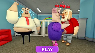 SECRET UPDATE | Angry Grandpa FALL IN LOVE WITH GRUMPY GRAN? Obby Run #roblox