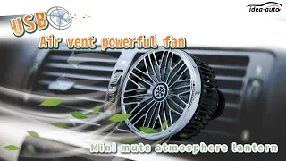 【idea auto】USB Car Air Conditioner Fan