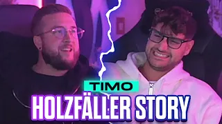 Die LEGENDÄRE HOLZFÄLLER STORY 🤣 von Timo im TRIPLE STREAM 🔥 Tisi Schubech Stream Highlights