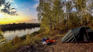 СУПЕР РЫБАЛКА НА ДОНКИ С НОЧЕВКОЙ. ЛОВЛЯ НА ЖИВЦА. ОКА.