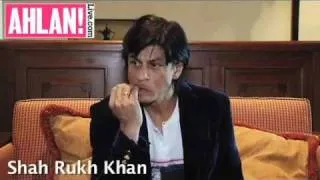 Shahrukh Khan biting his nails and talking about Tom Cruise