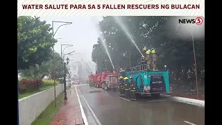 Iba't ibang fire fighter volunteer groups, inalala ang 5 fallen heroes ng Bulacan Rescue 911