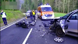 the horrible compilation of motorcycle accidents, do not hesitate to watch this video