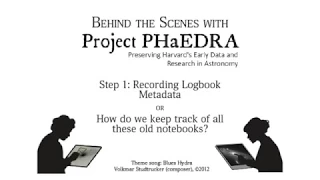 Behind the Scenes With Project PHaEDRA Step 1