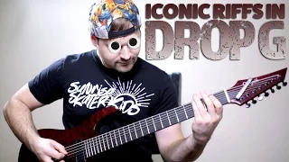 10 iconic guitar riffs (IN DROP G)