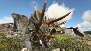 ARK: Survival Evolved [PRIMITIVE +] #2. Охота на трайка.