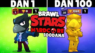 Preživio Sam 100 Dana u HARDCORE Brawl Stars