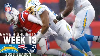 Los Angeles Chargers vs. New England Patriots Game Highlights | NFL 2023 Week 13