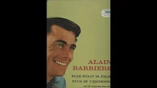 Alain Barrière - Elle était si jolie (Lyrics)