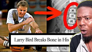 KOBE FAN Reacts to 5 Times Larry Bird was Injured but REFUSED to Quit