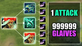 1 attack = Infinite Glaives [99999]