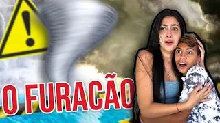 🌪 FURACÃO CHEGOU!!! 24 horas DORMINDO NO FURACÃO que PASSOU na MINHA CASA😨Bela Bagunça | COMPILADO