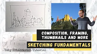 Sketching Basics TWO: Why I love THUMBNAIL SKETCHES, and how I use them to help my COMPOSITON!