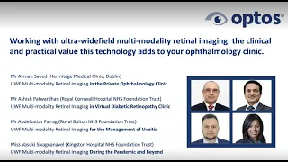 Webinar - Panel discussion on the use of Optos ultra-widefield imaging in Ophthalmology settings