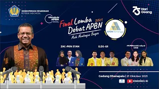[LIVE] -  Final Lomba Debat APBN 2021