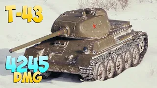 T-43 - 9 Frags 4.2K Damage - Growing! - World Of Tanks