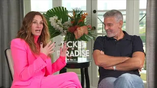 George Clooney and Julia Roberts talk with Harkins Behind The Screens.