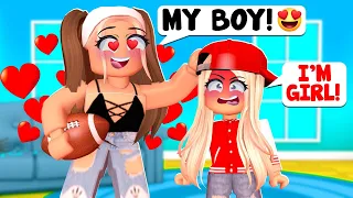 MY MOM WANTED A BOY IN ROBLOX BROOKHAVEN!