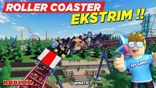 STUDY TOUR WISATA KE DUFAN NAIK ROLLER COASTER EKSTRIM !! ROLEPLAY DUFAN - Roblox Indonesia