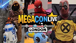 MEGACON LIVE LONDON | Day Two - Causing CHAOS with a Jawa! More AMAZING Cosplays, & Walkthroughs!