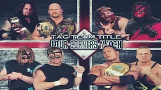 Stone Cold & The Undertaker Vs The Rock & D'lo Brown Vs The New Age Outlaws Vs Kane & Mankind Part 1