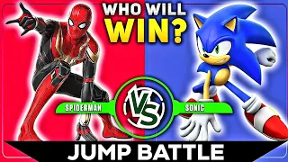 Spider Man vs Sonic Jump Battle | Brain Break | Just Dance