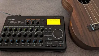 Tascam DP-008EX Pocket Tonstudio kleiner Überblick