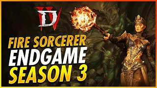 NEW Best Fire Sorcerer Build Endgame Guide - Diablo 4 Season 3