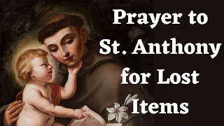 Prayer to St Anthony for Lost Items