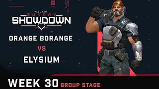 Orange Borange vs Elysium - Group Stage: Valorant Sunday Showdown #30