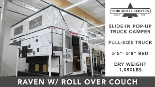 Four Wheel Camper Tour - Raven Slide-In w/ Rollover Couch 2023